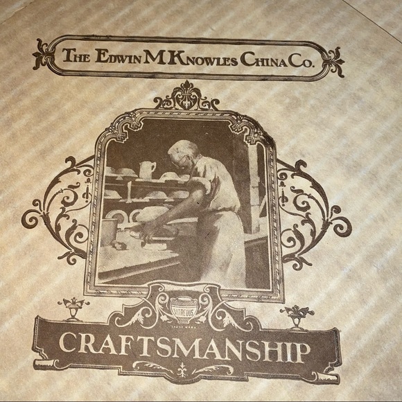 The Edwin M Knowles China Co Santa Norman Rockwell - Picture 2 of 5